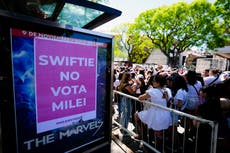 La política alcanza a los miles de seguidores de Taylor Swift previo a su 1er concierto en Argentina