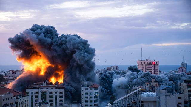 ISRAEL-PALESTINOS-GAZA SE REDUCE