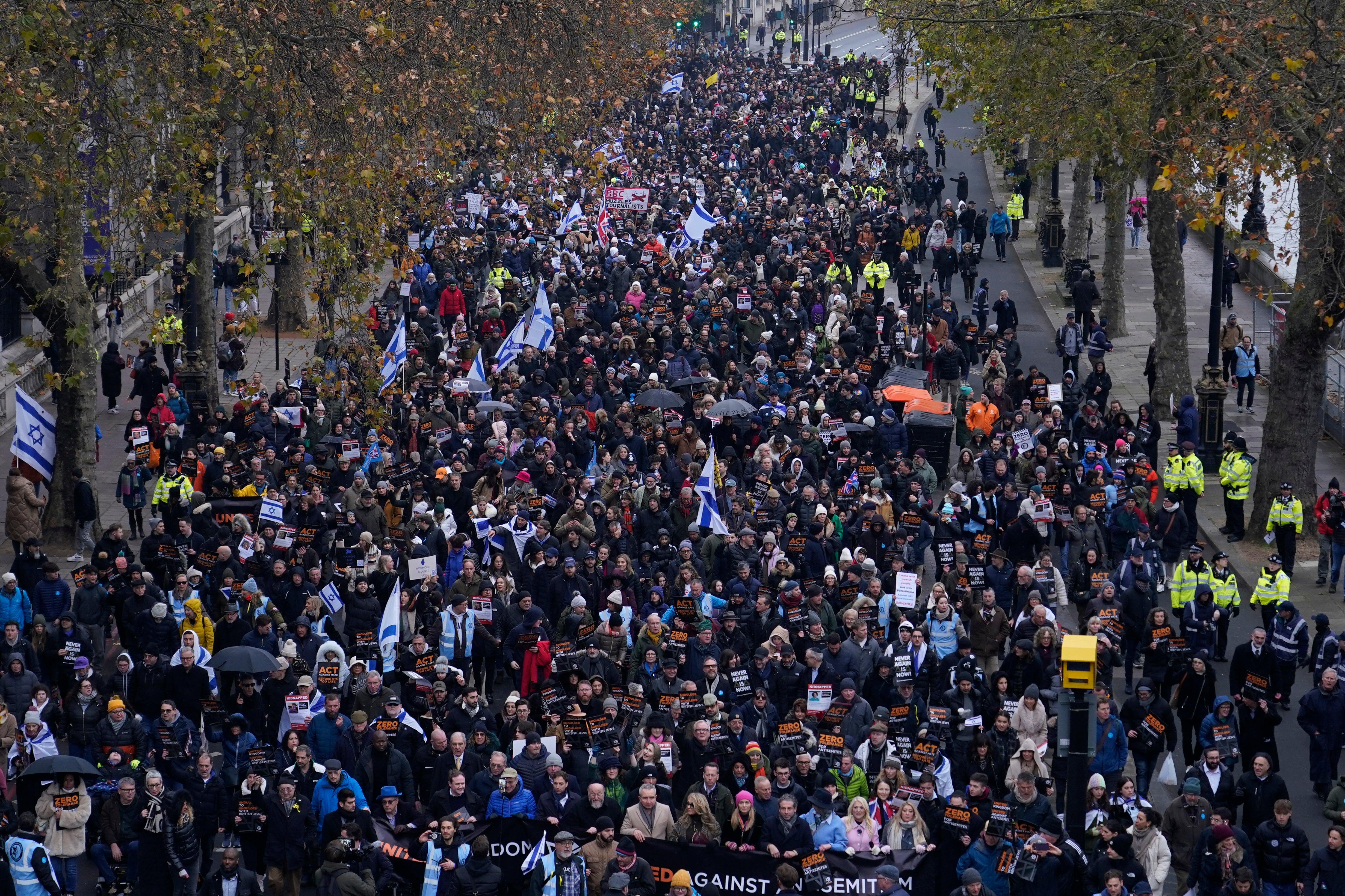 LONDRES-MARCHA ANTISEMITISMO