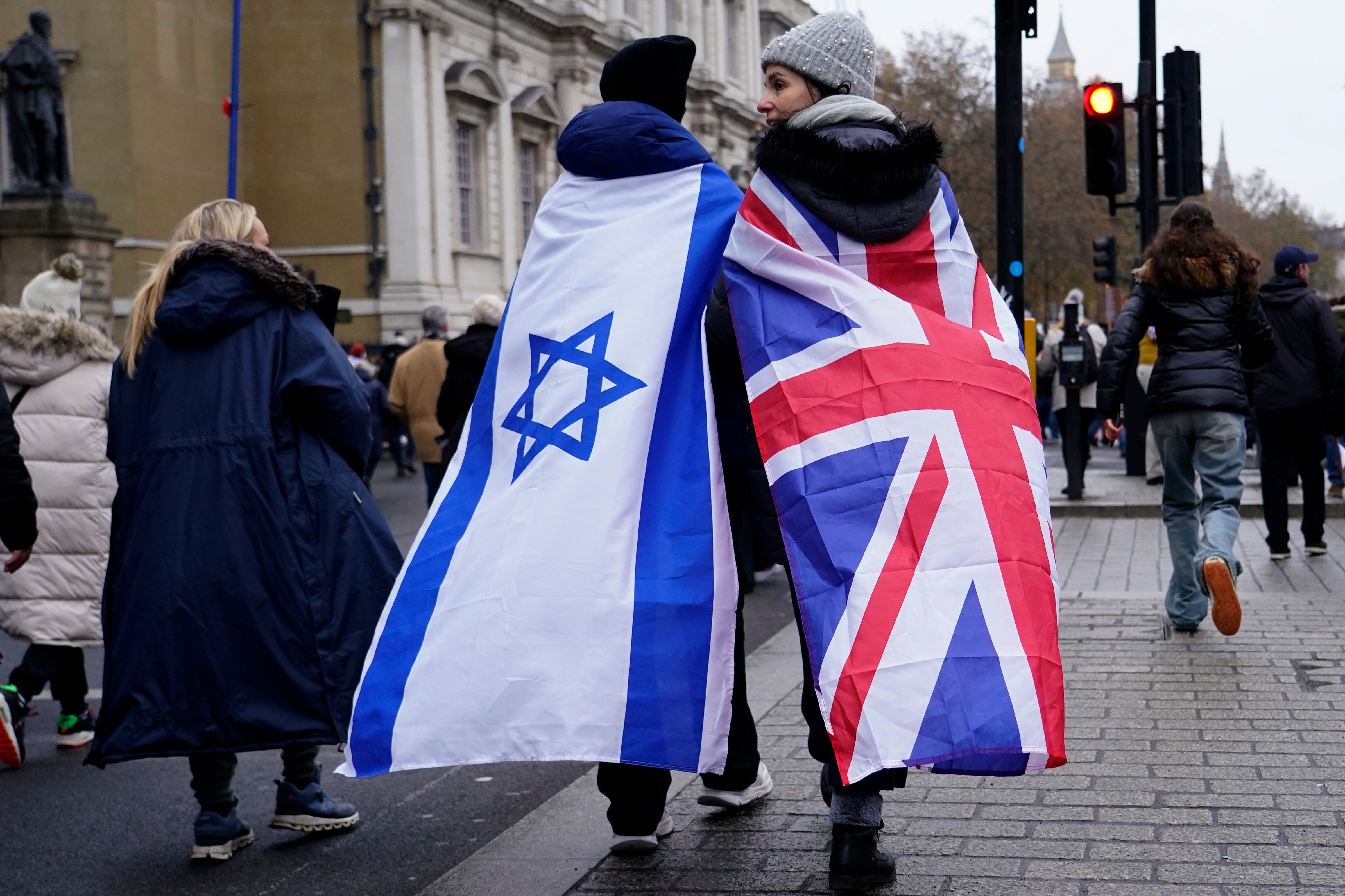 LONDRES-MARCHA ANTISEMITISMO