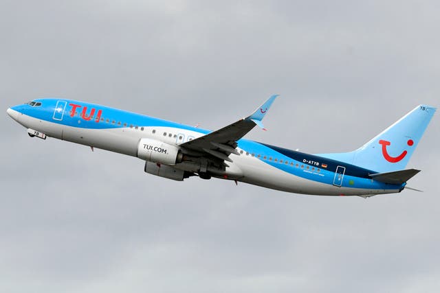 <p>Un Boeing 737 de TUI fotografiado en 2019</p>