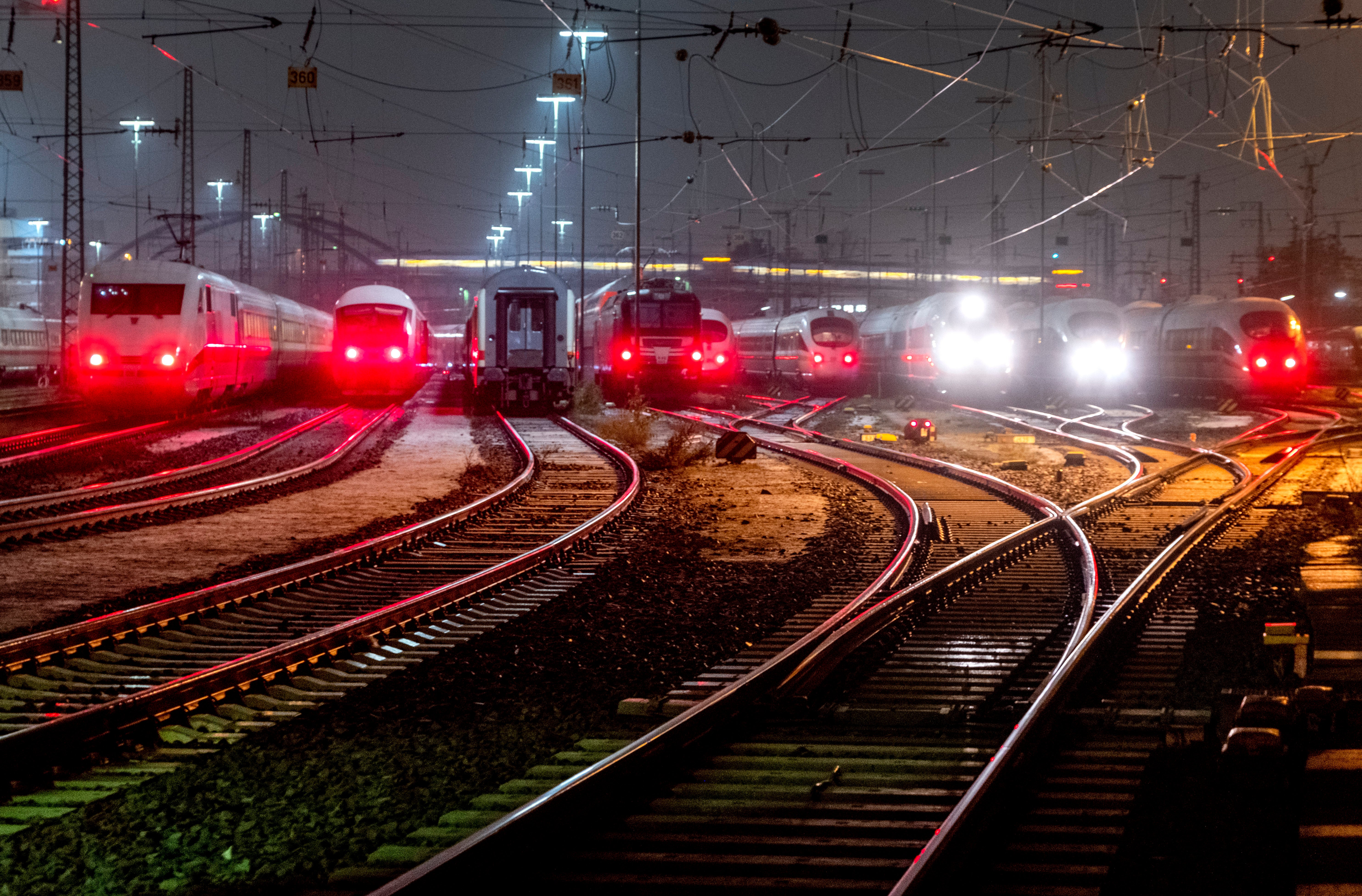 EUR-ECO ALEMANIA-TRENES HUELGA