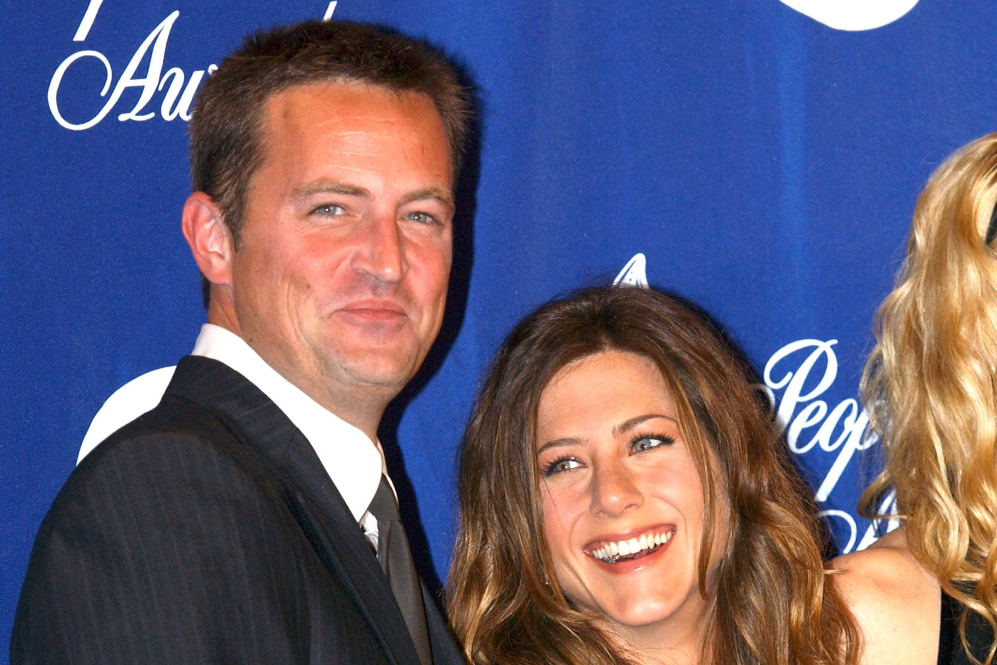 Matthew Perry y Jennifer Aniston en 2003
