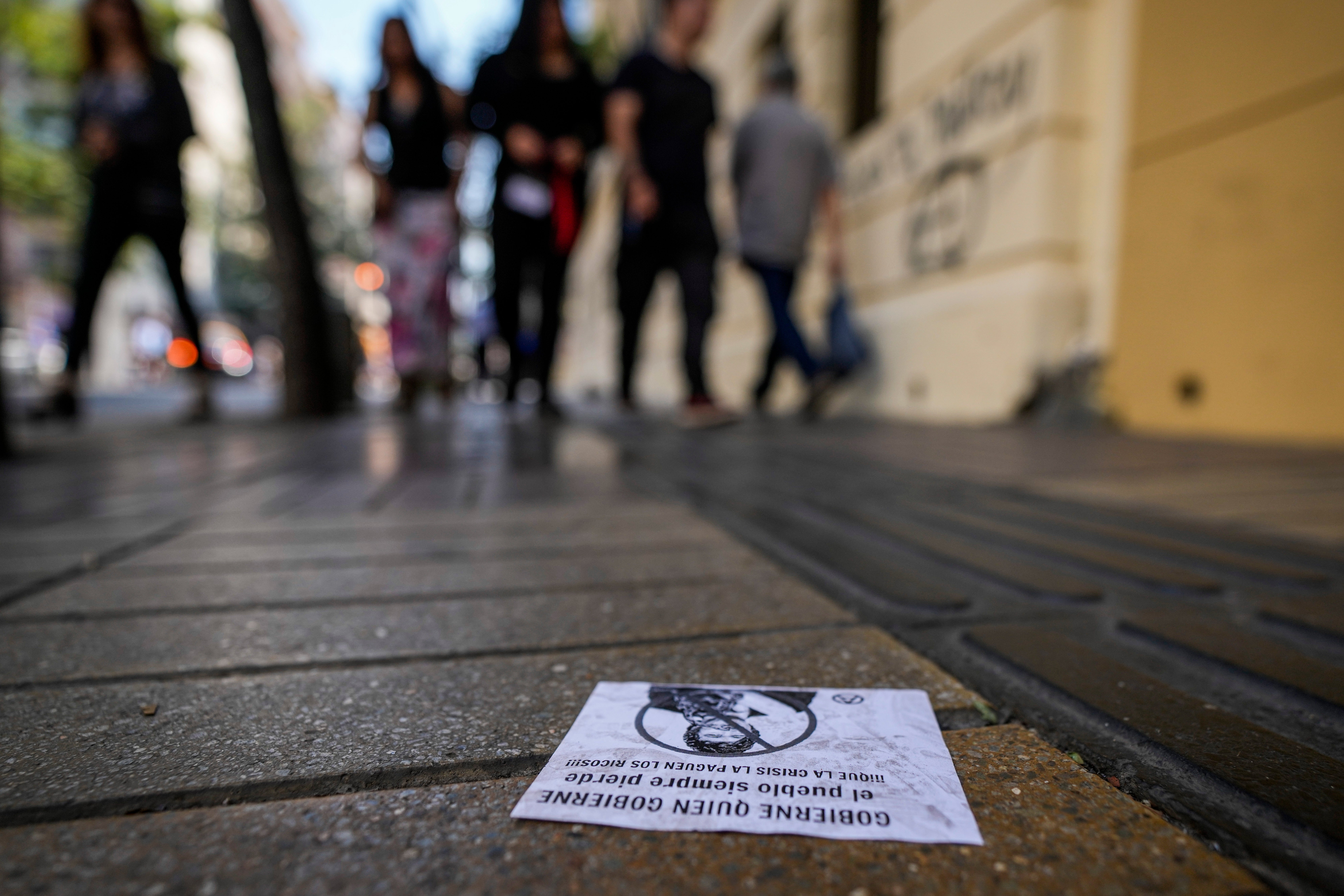 CHILE-ARGENTINA PROTESTAS