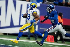Rams están más cerca de volver a los playoffs con la victoria 26-25 ante Giants