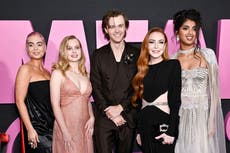 Lohan, Rapp y Rice asisten a la premiere de la nueva “Mean Girls”