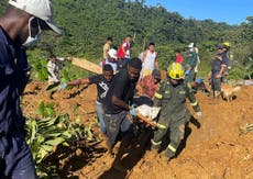 Suben a 38 los muertos por alud en una carretera al oeste de Colombia