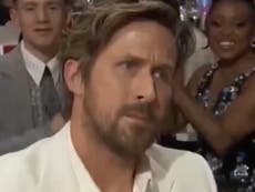 Ryan Gosling se vuelve viral por su reacción en la entrega de premios