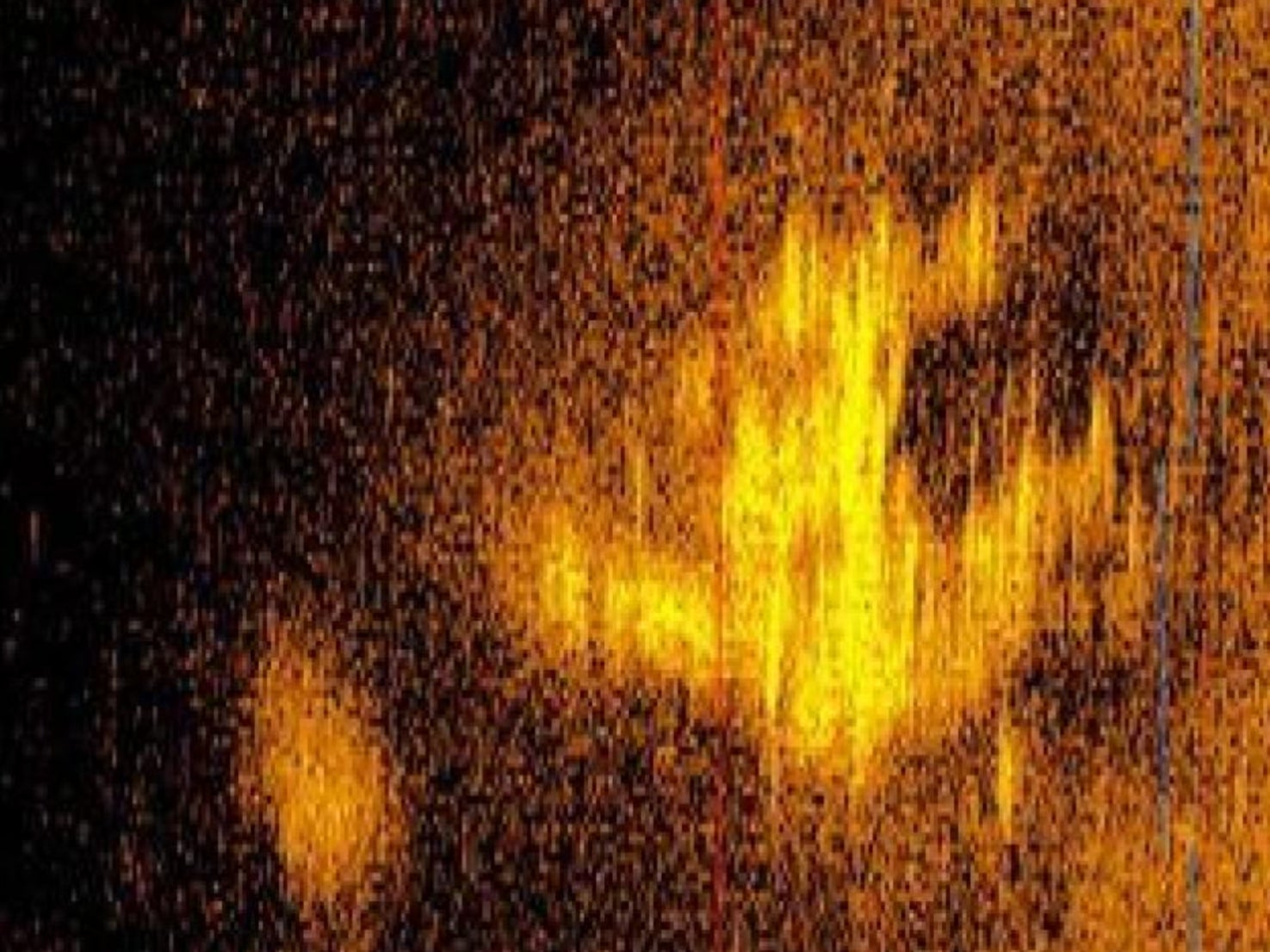 Una imagen de sonar captada por Deep Sea Vision, una empresa de exploración submarina de los Estados Unidos, podría indicar la ubicación de los restos del avión de Amelia Earhart que se perdió en el océano Pacífico