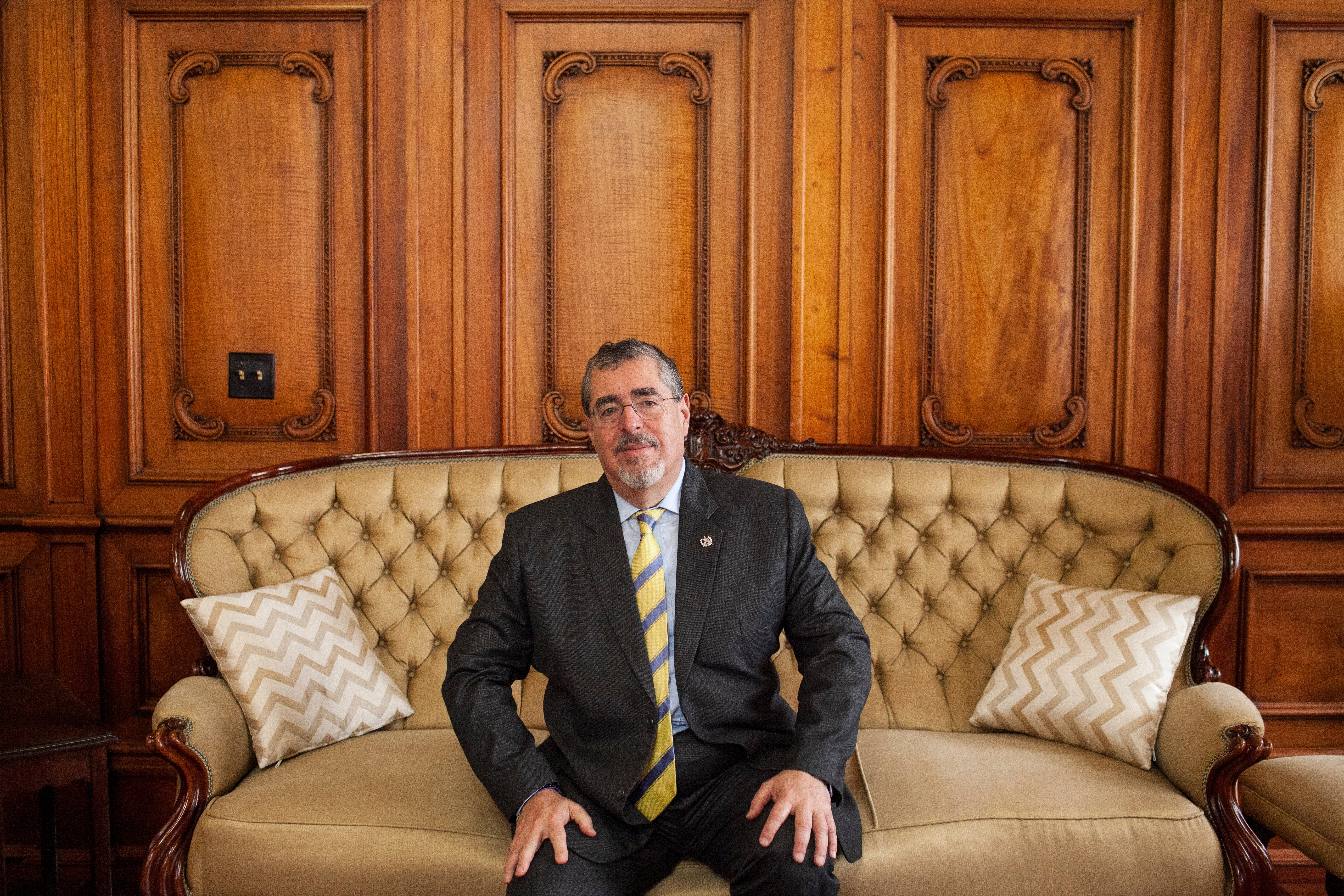 GUATEMALA-ENTREVISTA PRESIDENTE