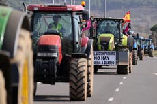 España: agricultores protestan contra la política de precios de la UE