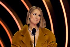 Celine Dion se presentó en los Premios Grammy pese a su enfermedad