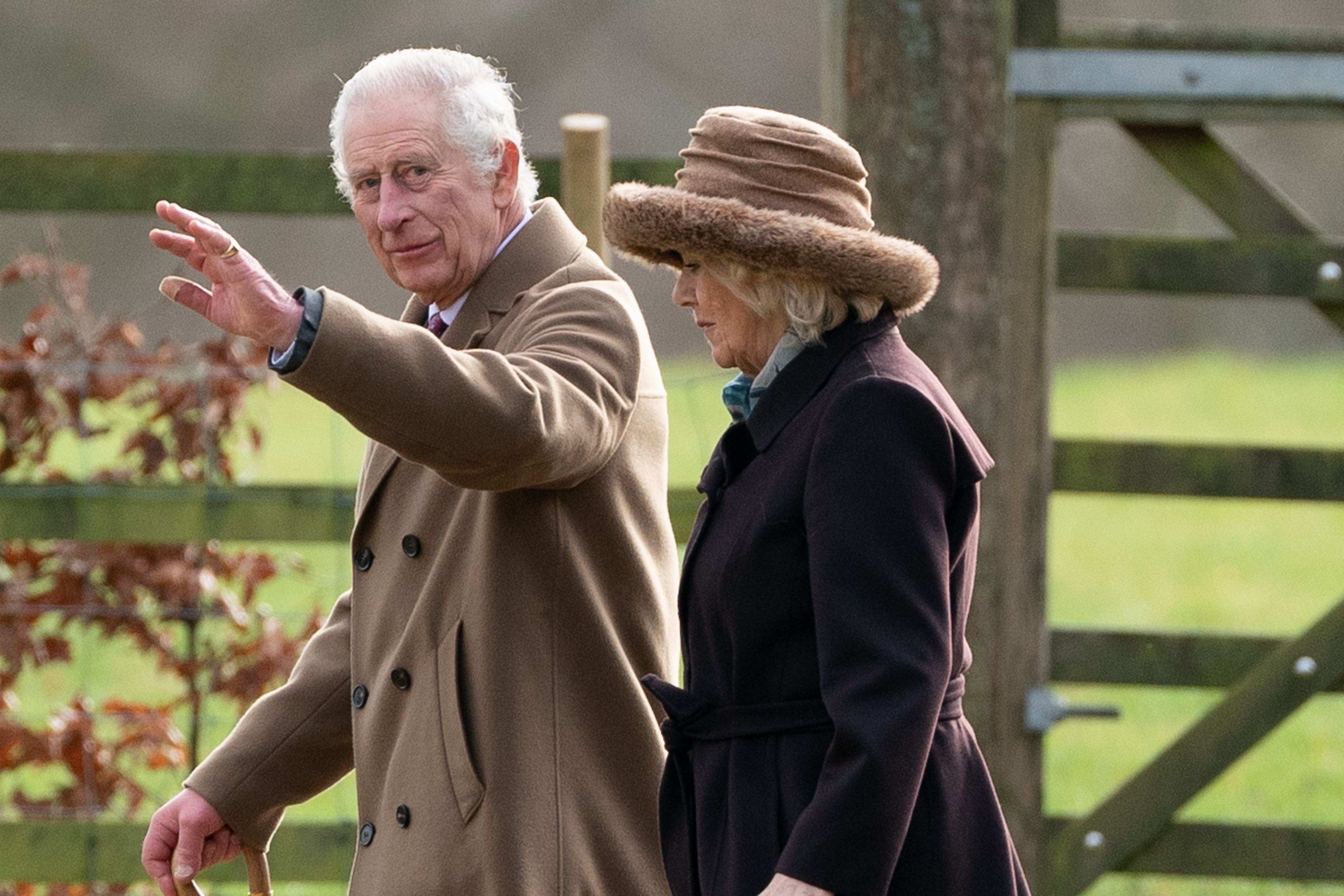 El Palacio de Buckingham anunció que a Carlos III se le ha diagnosticado el cáncer (Hannah McKay/PA)