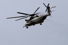 Confirman muerte de cinco marines en helicóptero que se estrelló fuera de San Diego