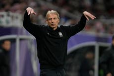Klinsmann, destituido como entrenador de Surcorea tras derrota en semifinales de Copa Asiática