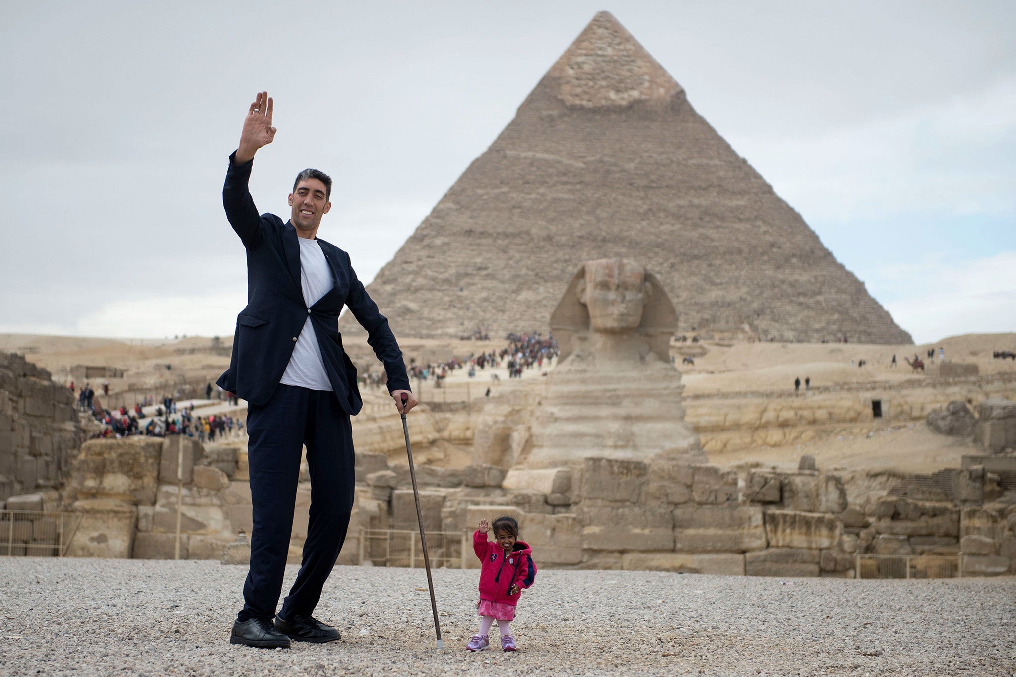 El dúo se vio por última vez en 2018 cuando visitaron Egipto y posaron junto a la gran esfinge de Guiza