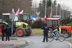 Agricultores polacos protestan contra la importación de alimentos ucranianos