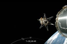 Módulo lunar de empresa privada entra en órbita antes de descender sobre la luna