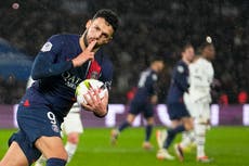 Con un penal en los descuentos, PSG rescata empate 1-1 ante Rennes
