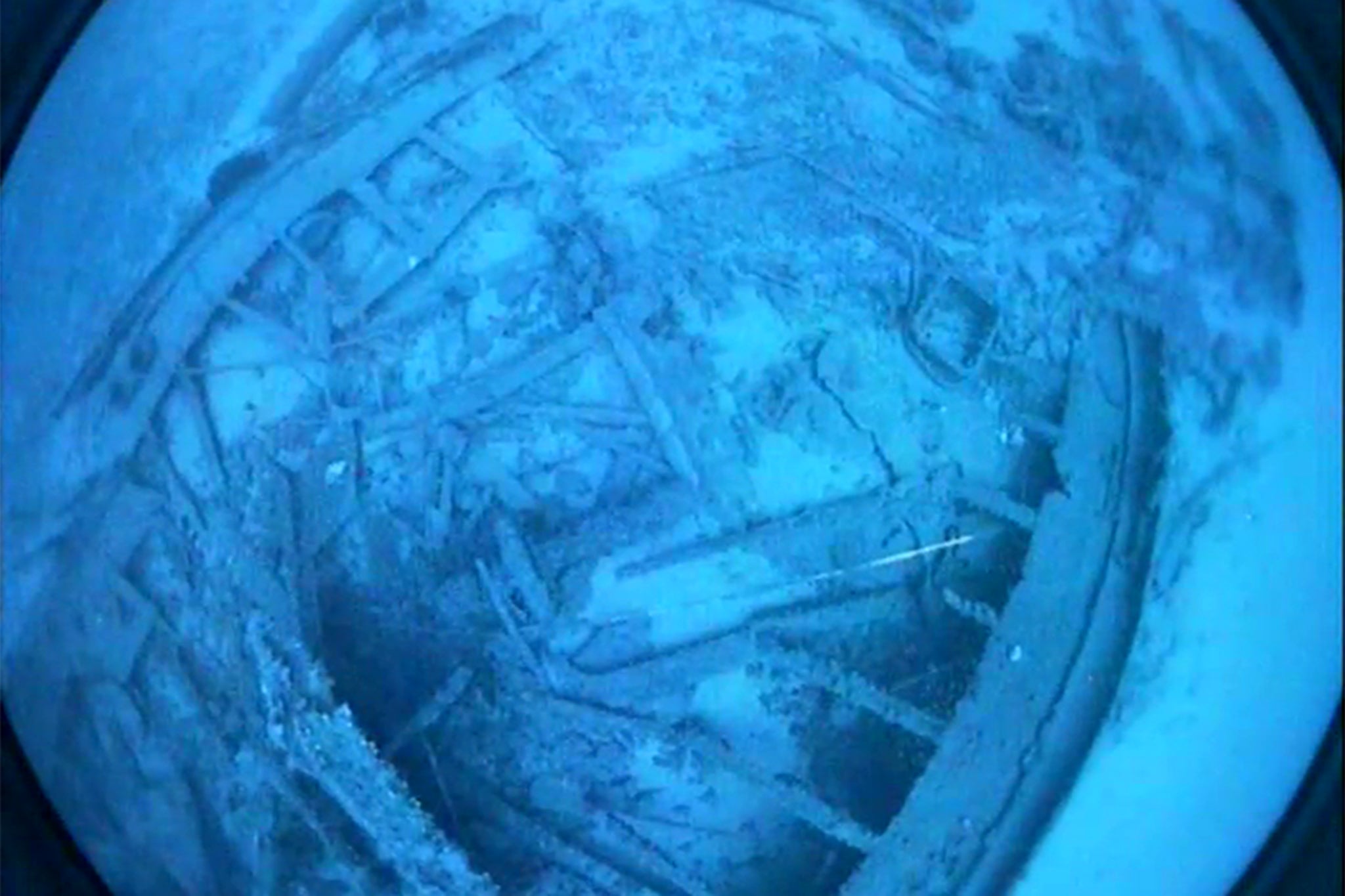 <p>El naufragio del SS Nemesis frente a la costa australiana</p>