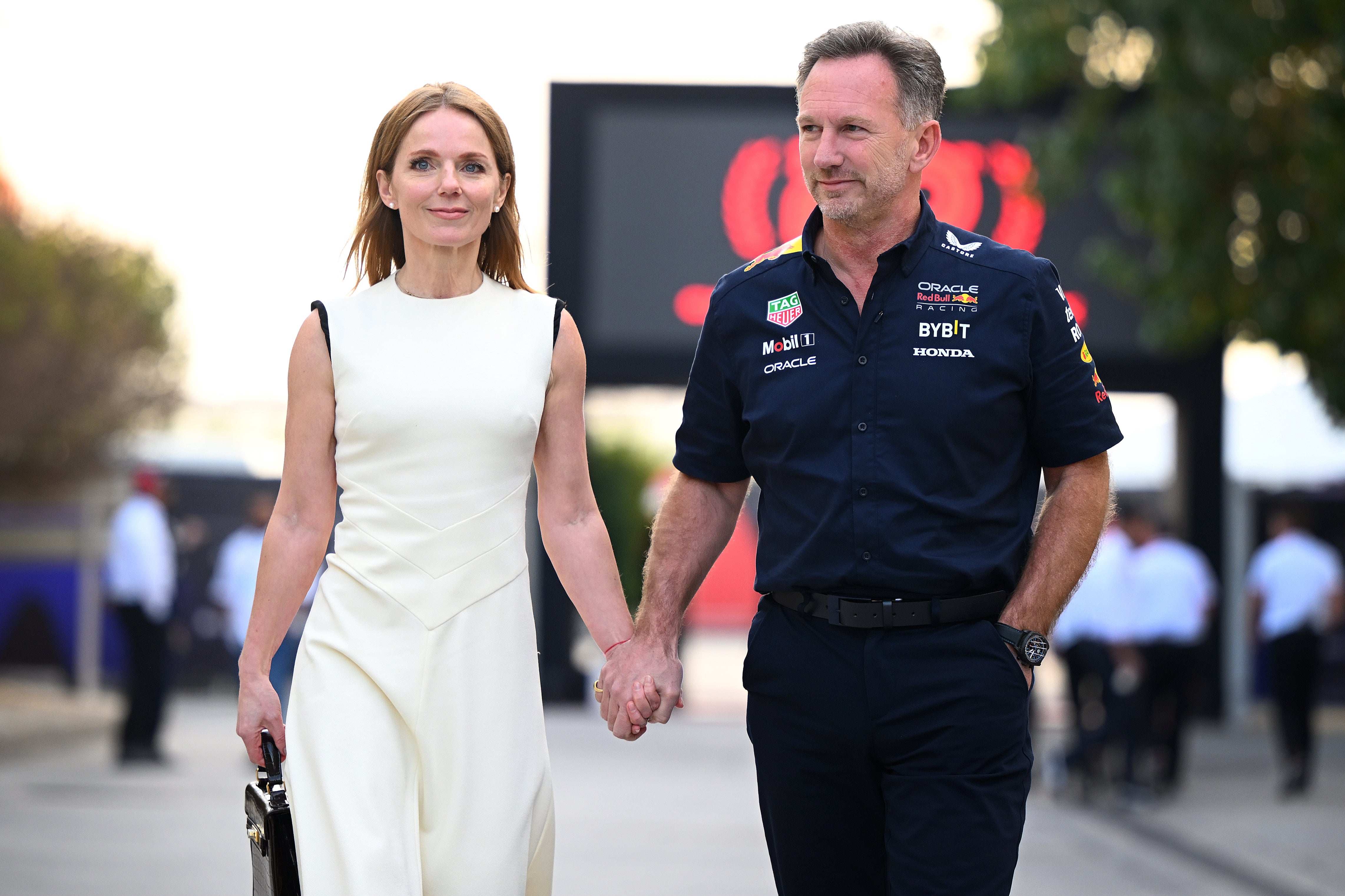 Geri Halliwell acompañó a su marido Horner en Bahréin el año pasado