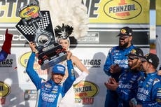 Kyle Larson triunfa nuevamente en Las Vegas para mantener invicto a Chevrolet en NASCAR