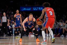Los 76ers se imponen 79-73 a Knicks, permitiendo la menor cantidad de puntos en la temporada