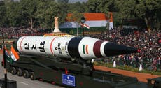 India realiza vuelo de prueba de misil capaz de transportar ojivas