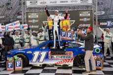 Denny Hamlin wins tire-management NASCAR race at Bristol, his 4th victory at the famed bullring
