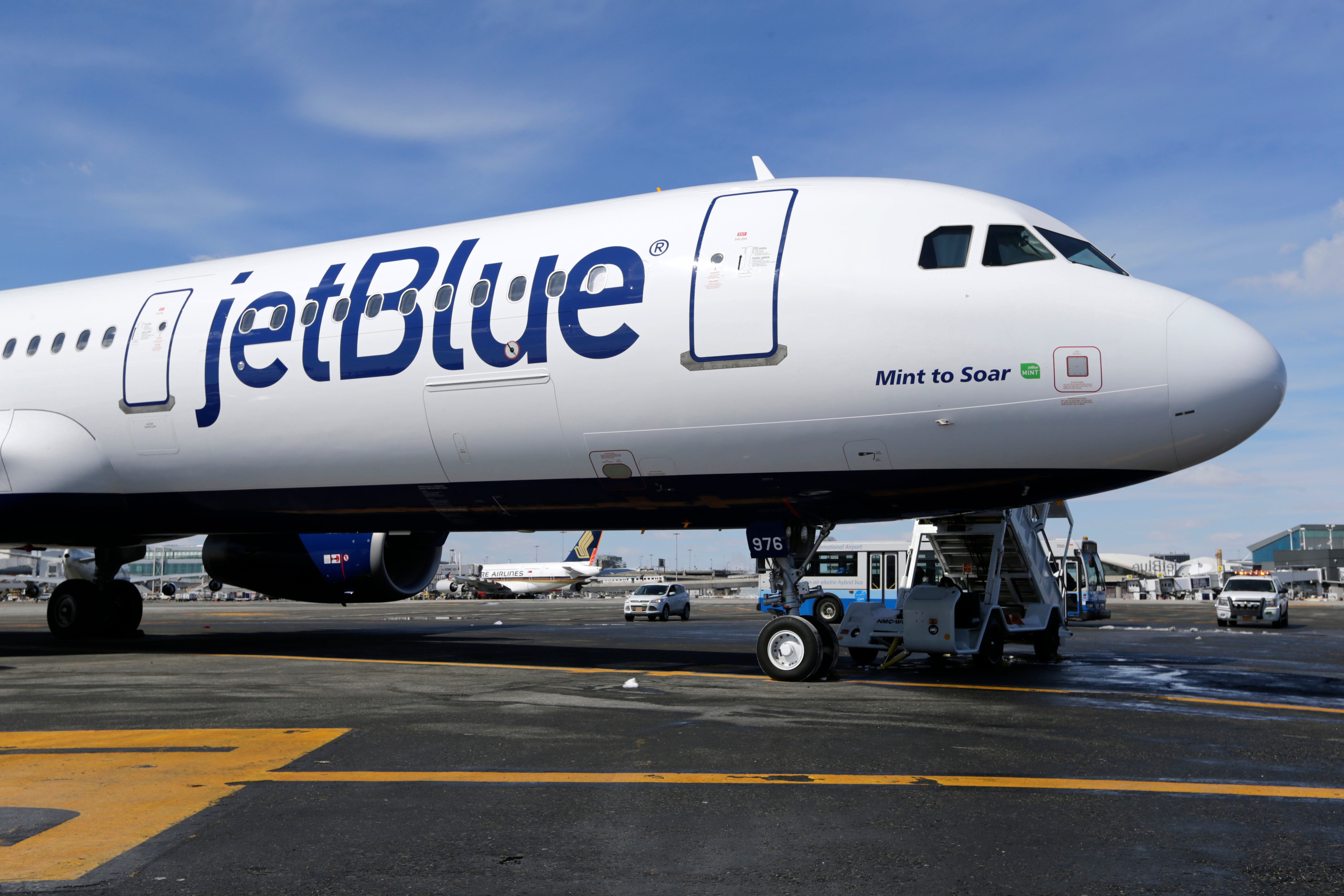 Avión de la aerolínea JetBlue (imagen de archivo)