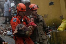 Fuertes lluvias dejan al menos 7 muertos en Brasil; rescatan a niña tras 16 horas bajo el lodo