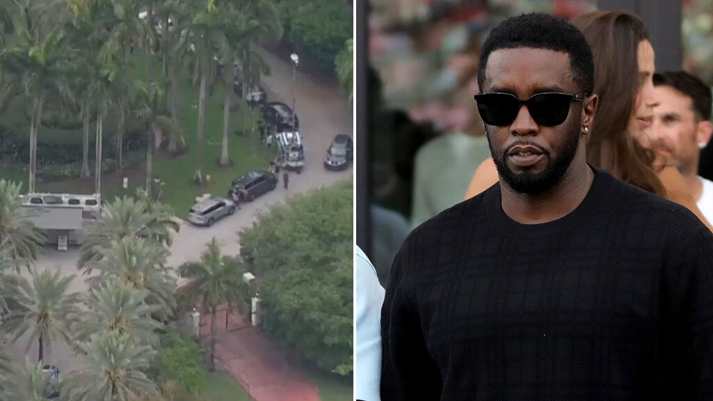 Imágenes de la incursión policial en Miami Beach, y Sean 'Diddy' Combs