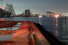 Emprenden intensa búsqueda de supervivientes tras colapso del puente en Baltimore