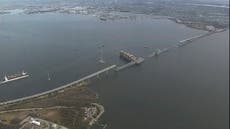 Lo que sabemos del colapso del puente de Baltimore en Maryland
