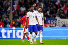 Kolo Muani aporta gol y asistencia; Francia sufre para vencer 3-2 a Chile