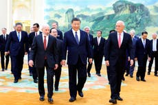 En reunión con empresarios estadounidenses, Xi pide mejores relaciones