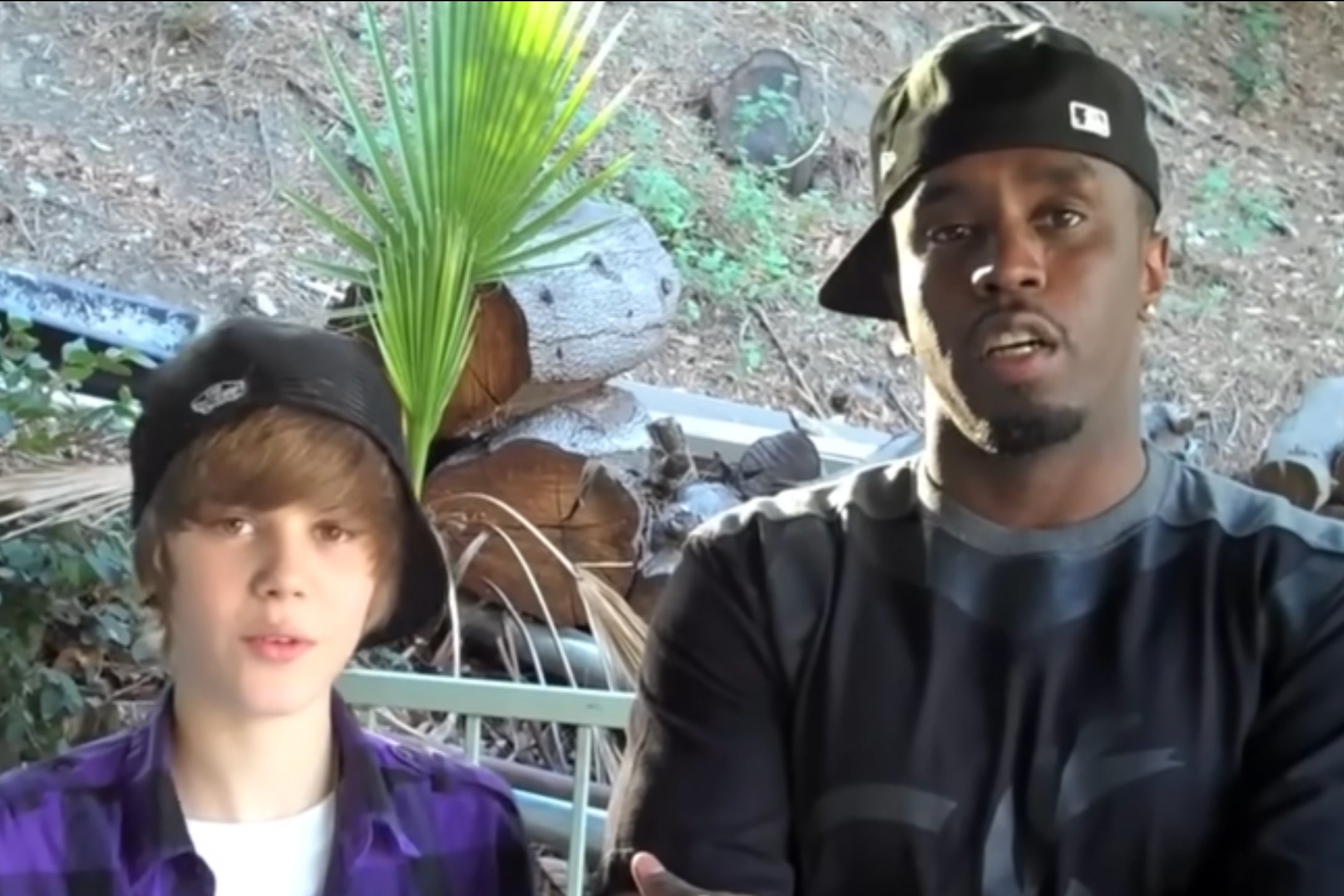 Bieber con Diddy en 2009
