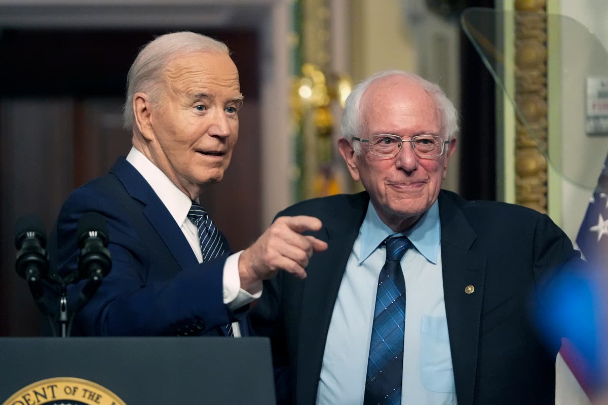 Biden y Sanders combinan fuerzas para promover logros en atención ...