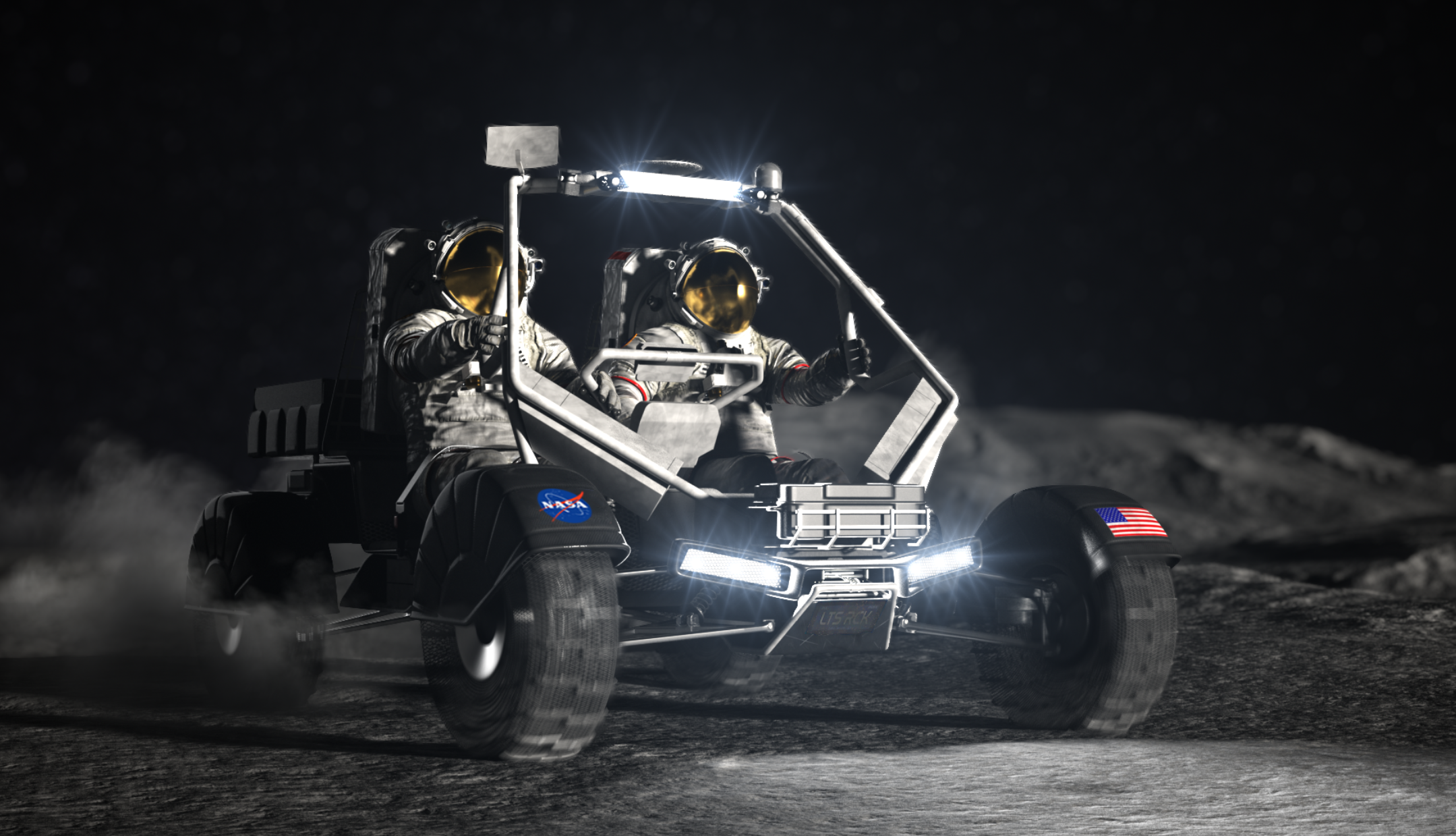 Diseño del vehículo lunar de la NASA