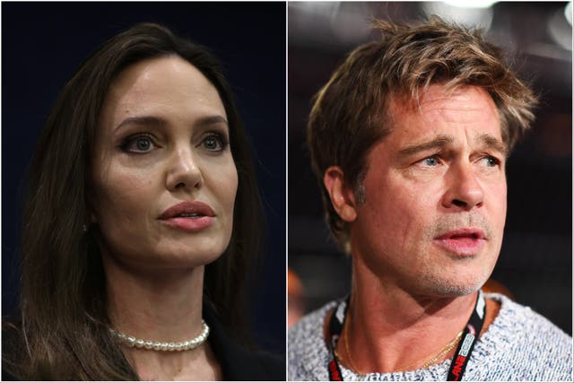 <p>Angelina Jolie y Brad Pitt </p>