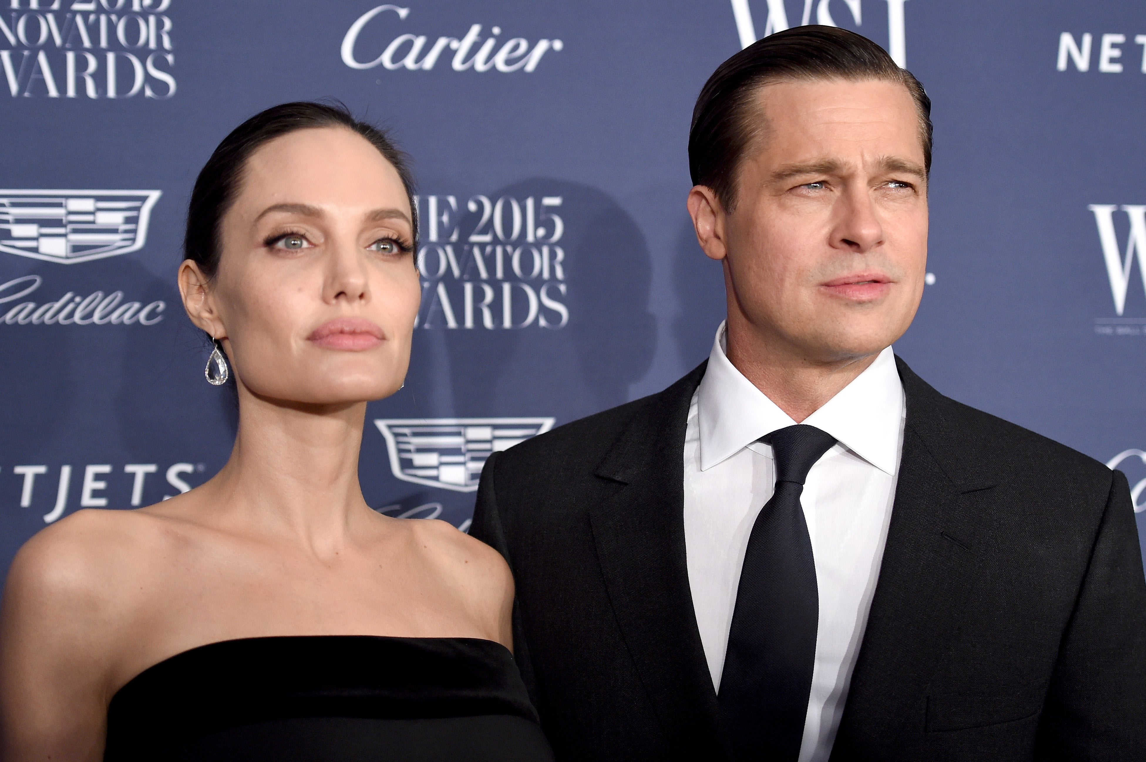 Angelina Jolie y Brad Pitt fotografiados juntos en noviembre de 2015