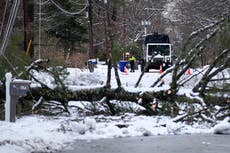 Miles de personas siguen sin electricidad tras tormenta en Maine y Nueva Hampshire