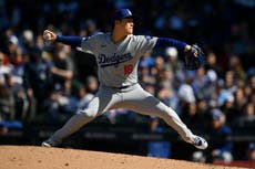 Yamamoto consigue 1ra victoria en las Grandes Ligas; Dodgers vencen a Cachorros, 4-1