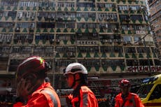 Incendio en edificio de Hong Kong deja al menos 5 muertos y 11 heridos