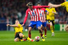Con goles de De Paul y Lino, el Atlético logra una victoria 2-1 ante Dortmund en la ida