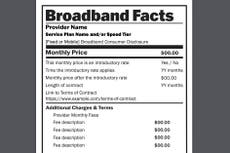 Proveedores de internet deberán ser más transparentes sobre tarifas y precios, dice la FCC