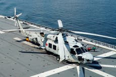 2 helicópteros de la marina japonesa se estrellan en el Pacífico: Ministerio de Defensa
