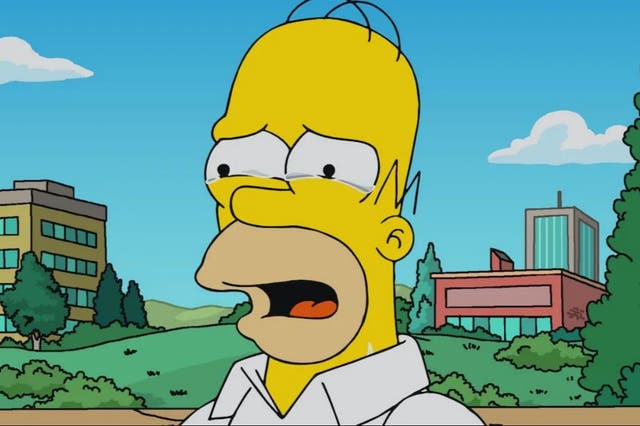 <p>Homero en la serie de televisión <em>Los Simpson</em></p>