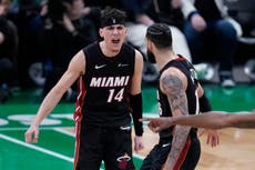 Heat impone récord de la franquicia con 23 triples en playoffs; iguala serie ante Celtics