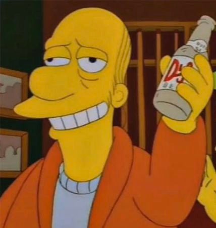 El difunto Lawrence “Larry” Dalrymple en 'Los Simpson'